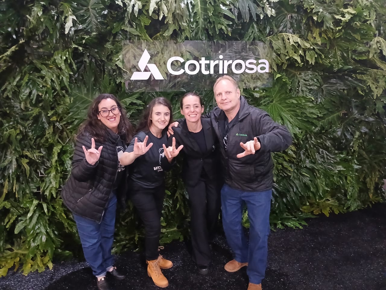 Equipe em evento